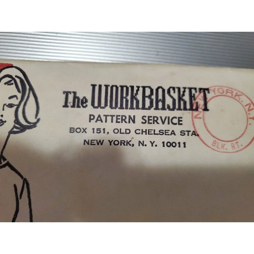 Vintage Workbasket Mail Order Sewing Pattern 4971 Blouses Shirts Tops Size 8